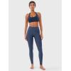 imageYEOREO Hidden Butt Scrunch Womens Workout Leggings Butt Lifting Tummy Control Yoga Pants High Waist Edwine LeggingNavy Blue