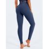 imageYEOREO Hidden Butt Scrunch Womens Workout Leggings Butt Lifting Tummy Control Yoga Pants High Waist Edwine LeggingNavy Blue
