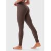 imageYEOREO Hidden Butt Scrunch Womens Workout Leggings Butt Lifting Tummy Control Yoga Pants High Waist Edwine LeggingPlum Brown