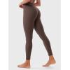 imageYEOREO Hidden Butt Scrunch Womens Workout Leggings Butt Lifting Tummy Control Yoga Pants High Waist Edwine LeggingPlum Brown