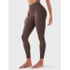 imageYEOREO Hidden Butt Scrunch Womens Workout Leggings Butt Lifting Tummy Control Yoga Pants High Waist Edwine LeggingPlum Brown