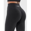 imageYEOREO Baverly Workout Flare Leggings for Women 32quot Hidden Scrunch Gym Yoga Pants High Waisted Casual LeggingsBlack