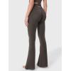 imageYEOREO Baverly Workout Flare Leggings for Women 32quot Hidden Scrunch Gym Yoga Pants High Waisted Casual LeggingsCoffee