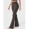imageYEOREO Baverly Workout Flare Leggings for Women 32quot Hidden Scrunch Gym Yoga Pants High Waisted Casual LeggingsCoffee