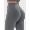 imageYEOREO Baverly Workout Flare Leggings for Women 32quot Hidden Scrunch Gym Yoga Pants High Waisted Casual LeggingsDark Gray