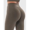 imageYEOREO Baverly Workout Flare Leggings for Women 32quot Hidden Scrunch Gym Yoga Pants High Waisted Casual LeggingsSeal Brown