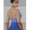 imageYEOREO SoftHue Impact Longline Strappy Top Womens Halter Workout Tank Tops Backless Gym Longline with Adjustable StrapElectric Blue