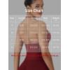 imageYEOREO SoftHue Impact Longline Strappy Top Womens Halter Workout Tank Tops Backless Gym Longline with Adjustable StrapScarlett Red