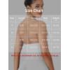 imageYEOREO SoftHue Impact Longline Strappy Top Womens Halter Workout Tank Tops Backless Gym Longline with Adjustable StrapWhite