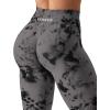 imageYEOREO Workout Leggings for Women Jada Scrunch Butt Lifting Leggings Seamless Screen Print Gym Yoga PantsBlack Grey