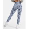 imageYEOREO Workout Leggings for Women Jada Scrunch Butt Lifting Leggings Seamless Screen Print Gym Yoga PantsBlue