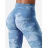 imageYEOREO Workout Leggings for Women Jada Scrunch Butt Lifting Leggings Seamless Screen Print Gym Yoga PantsBlue Marble