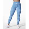 imageYEOREO Workout Leggings for Women Jada Scrunch Butt Lifting Leggings Seamless Screen Print Gym Yoga PantsBlue Marble