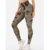 imageYEOREO Workout Leggings for Women Jada Scrunch Butt Lifting Leggings Seamless Screen Print Gym Yoga PantsBrown Cloud