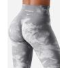 imageYEOREO Workout Leggings for Women Jada Scrunch Butt Lifting Leggings Seamless Screen Print Gym Yoga PantsLight Grey