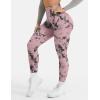 imageYEOREO Workout Leggings for Women Jada Scrunch Butt Lifting Leggings Seamless Screen Print Gym Yoga PantsPink