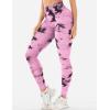 imageYEOREO Workout Leggings for Women Jada Scrunch Butt Lifting Leggings Seamless Screen Print Gym Yoga PantsPink Cloud