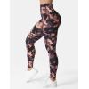 imageYEOREO Workout Leggings for Women Jada Scrunch Butt Lifting Leggings Seamless Screen Print Gym Yoga PantsSmoked Brown