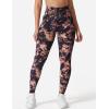 imageYEOREO Workout Leggings for Women Jada Scrunch Butt Lifting Leggings Seamless Screen Print Gym Yoga PantsSmoked Brown