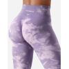 imageYEOREO Workout Leggings for Women Jada Scrunch Butt Lifting Leggings Seamless Screen Print Gym Yoga PantsViolet Marble