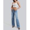 imageYEOREO Workout Top for Women Sleeveless Square Neck Sport Crop Top Built in Bra Tank Top Athletic Gym Cami Heart CollarWhite