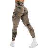 imageYEOREO Workout Leggings for Women Jada Scrunch Butt Lifting Leggings Seamless Screen Print Gym Yoga PantsBrown Cloud