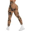 imageYEOREO Workout Leggings for Women Jada Scrunch Butt Lifting Leggings Seamless Screen Print Gym Yoga PantsDark Brown