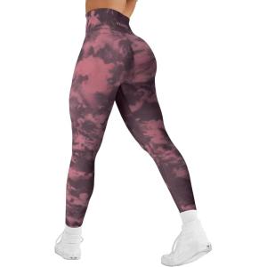 imageYEOREO Workout Leggings for Women Jada Scrunch Butt Lifting Leggings Seamless Screen Print Gym Yoga PantsChestnut