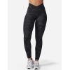 imageYEOREO CoreFlex Leggings with Pockets for Women Charm Scrunch Workout Leggings V Cross Waist Butt Lifting Gym Yoga PantsBlack Camo