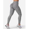 imageYEOREO CoreFlex Leggings with Pockets for Women Charm Scrunch Workout Leggings V Cross Waist Butt Lifting Gym Yoga PantsGrey Camo