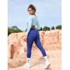 imageYEOREO CoreFlex Leggings with Pockets for Women Charm Scrunch Workout Leggings V Cross Waist Butt Lifting Gym Yoga PantsRoyal Blue