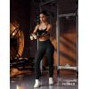 imageYEOREO Liz Scrunch Workout Leggings for Women High Waisted Butt Lifting V Back Waist Seamless Gym Yoga LeggingsBlack