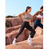 imageYEOREO Liz Scrunch Workout Leggings for Women High Waisted Butt Lifting V Back Waist Seamless Gym Yoga LeggingsChocolate