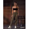 imageYEOREO Liz Scrunch Workout Leggings for Women High Waisted Butt Lifting V Back Waist Seamless Gym Yoga LeggingsCoffee