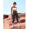 imageYEOREO Liz Scrunch Workout Leggings for Women High Waisted Butt Lifting V Back Waist Seamless Gym Yoga LeggingsDark Grey