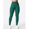 imageYEOREO Liz Scrunch Workout Leggings for Women High Waisted Butt Lifting V Back Waist Seamless Gym Yoga LeggingsForest Green