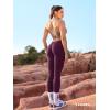 imageYEOREO Liz Scrunch Workout Leggings for Women High Waisted Butt Lifting V Back Waist Seamless Gym Yoga LeggingsGrape Purple