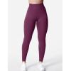 imageYEOREO Liz Scrunch Workout Leggings for Women High Waisted Butt Lifting V Back Waist Seamless Gym Yoga LeggingsGrape Purple