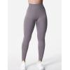 imageYEOREO Liz Scrunch Workout Leggings for Women High Waisted Butt Lifting V Back Waist Seamless Gym Yoga LeggingsTaupe