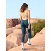 imageYEOREO Liz Scrunch Workout Leggings for Women High Waisted Butt Lifting V Back Waist Seamless Gym Yoga LeggingsTeal