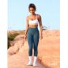 imageYEOREO Liz Scrunch Workout Leggings for Women High Waisted Butt Lifting V Back Waist Seamless Gym Yoga LeggingsTeal