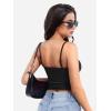 imageYEOREO Jillce Womens Ribbed Lace Cami Square Neck Tank Top Sexy Sleeveless Button Y2K Going Out Camisoles Strap Summer TopsBlack