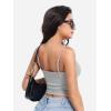 imageYEOREO Jillce Womens Ribbed Lace Cami Square Neck Tank Top Sexy Sleeveless Button Y2K Going Out Camisoles Strap Summer TopsSlate Gray