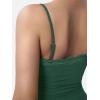imageYEOREO Women Lace Tank Top Slim Fit Cami Sexy Sleeveless Y2K Going Out Camisoles Strap Basic TopsDark Green