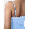 imageYEOREO Women Lace Tank Top Slim Fit Cami Sexy Sleeveless Y2K Going Out Camisoles Strap Basic TopsLight Blue