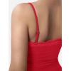 imageYEOREO Women Lace Tank Top Slim Fit Cami Sexy Sleeveless Y2K Going Out Camisoles Strap Basic TopsRed