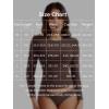 imageYEOREO Long Sleeve Shirts for Women y2k Tops Double Lined Basic Tee Crew Neck Going Out Sweeney Workout UndershirtCoffee