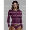 imageYEOREO Long Sleeve Shirts for Women y2k Tops Double Lined Basic Tee Crew Neck Going Out Sweeney Workout UndershirtDeep Berry