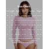 imageYEOREO Long Sleeve Shirts for Women y2k Tops Double Lined Basic Tee Crew Neck Going Out Sweeney Workout UndershirtLight Purple