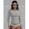 imageYEOREO Long Sleeve Shirts for Women y2k Tops Double Lined Basic Tee Crew Neck Going Out Sweeney Workout UndershirtWhite